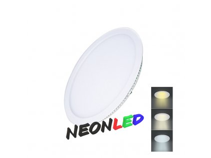 Solight LED mini panel CCT, podhledový, 12W, 900lm, 230V, WD140