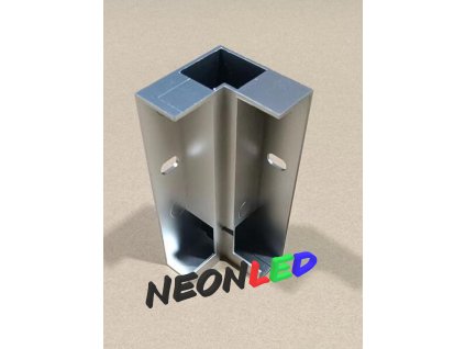  SJ-ALP8016INCO vnitřní rohový spojovací díl stříbrný, plastový