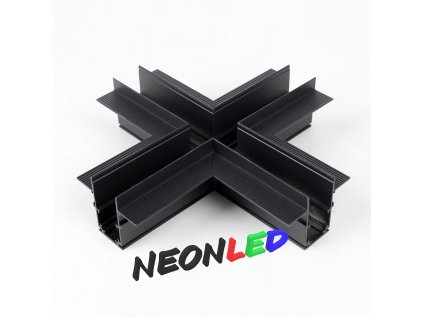 MiBoxer AM-MR-X20HFA Zápustná X spojka vodorovná pro magnetickou kolejnici MAGNETIC TRACK 20