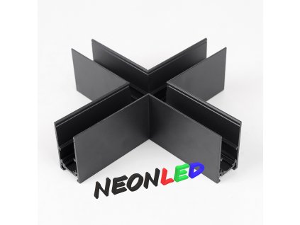 MiBoxer AM-MR-X20HSA Povrchová X spojka vodorovná pro magnetickou kolejnici MAGNETIC TRACK 20