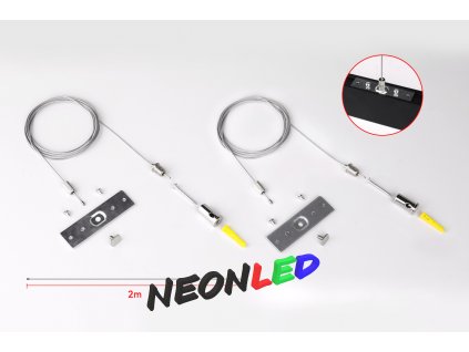AM-MR-HL20N2 SET závěsných lan pro povrchovou magnetickou kolejnici MAGNETIC TRACK 20
