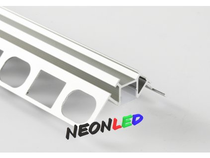 SJ-ALP5623 zápustný hliníkový profil pro LED, Stříbrný, Matný, 2m