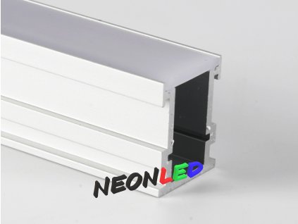 SJ-ALP2621 Hliníkový podlahový profil pro LED, Stříbrný, Matný, 2m