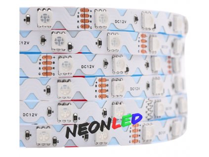 SSL-SMD5050 Flexibílní S LED pás 12V, IP20, 12W/m, 48led/m, RGB