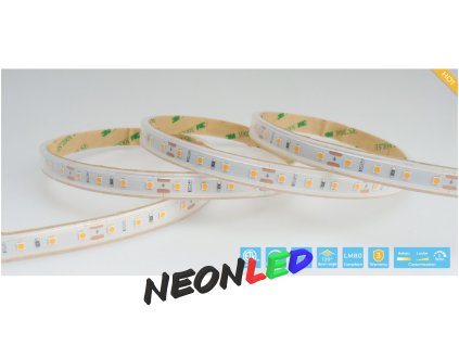 LY96-S3030W50 LED pás do sauny 5000K, 24V, SMD3030, IP65, 9,6W/m, 80led/m