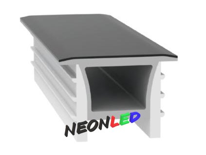SJ-LN2020-BLK2 zapuštěný silikonový kryt / difuzor