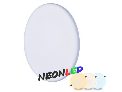Solight WD222 LED CCT, podhledový, 20W, 1800lm, 3000K, 4000K, 6000K, kulatý