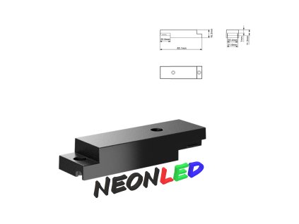 MiBoxer IE-26B Vstupní modul pro ultra tenkou magnetickou kolejnici STYLE 26