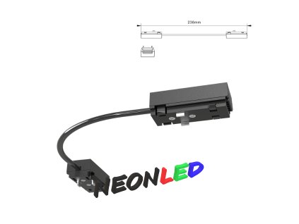 MiBoxer IC-26B Rohový vodivý modul pro ultra tenké magnetické kolejnice STYLE 26