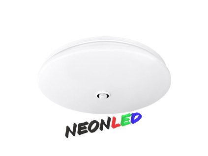 Solight WO776 LED stropní svítidlo PLAIN s PIR senzorem, 18W, 1260lm, 3000K, kulaté, 33cm