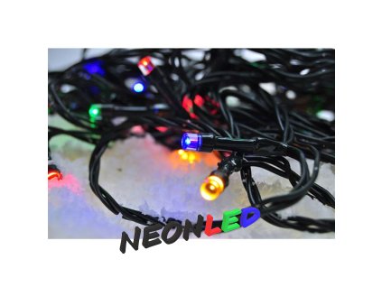 Solight 1V04-M LED vánoční řetěz, 300 LED, 30m, přívod 5m, IP44, vícebarevný