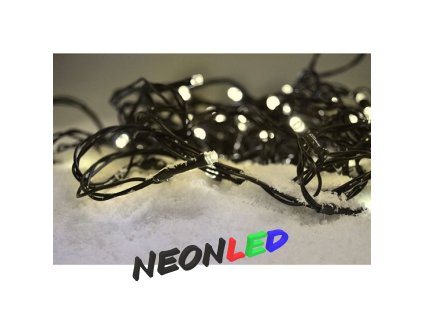 Solight 1V102-WW LED vánoční řetěz, 200 LED, 20m, přívod 5m, IP44, teplá bílá