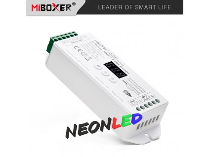 MiBoxer D3-CX - DMX512 dekoder (přijímač) pro RGB LED, 12 - 24VDC, 3 kanál