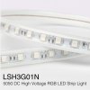 MiBoxer LSH3G01N Vysokonapěťový flexibilní LED pás 220VDC, IP65, 4W/m, 60led/m, RGB