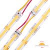 Spojka pro COB LED pás s kabelem - I - 3 pin - 10mm, 150mm kabel, 2x spojka