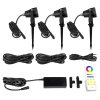 MiBoxer FUTC08A Sada zahradních Smart LED světel 6W, 24VDC, RGB+CCT, RF 2,4GHz