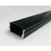 SJ-ALP1708 Hliníkový profil pro LED, Černý, Matný, 1m