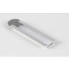 SJ-ALP2206 Zápustný hliníkový profil pro LED, Stříbrný, Mléčný, 1m