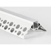SJ-ALP4822 zápustný hliníkový profil pro LED, Bílý, Matný, 1m