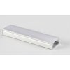 SJ-ALP1708 Hliníkový profil pro LED, Bílý, Průhledný, 2m