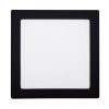 Solight WD173-B LED mini panel CCT, přisazený, 18W, 1530lm, 3000K, 4000K, 6000K, čtvercový, černý