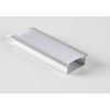 SJ-ALP2910 Zápustný hliníkový profil pro LED, Stříbrný, Mléčný, 2m