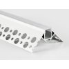 SJ-ALP4822 zápustný hliníkový profil pro LED, Stříbrný, Matný, 2m