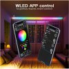 GLEDOPTO GL-C-014WL+RC WiFi ESP8266 kontrolér pro Digitální Pixel LED RGB a RGBW LED pásy, 800 pixelů, 15A, Dálkový ovladač
