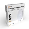 Solight WO776 LED stropní svítidlo PLAIN s PIR senzorem, 18W, 1260lm, 3000K, kulaté, 33cm