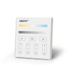 MiBoxet X2 - Panelový DMX512 ovladač pro dvoubarevné CCT LED, 230VAC, RF 2,4GHz, 4 zóny