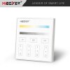 MiBoxet T2 - Panelový ovladač pro dvoubarevné CCT LED, 230VAC, RF 2,4GHz, 4 zóny