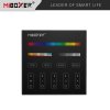 MiBoxer B4-B Panelový ovladač černý pro RGB+CCT LED pásy, bateriový, magnetický