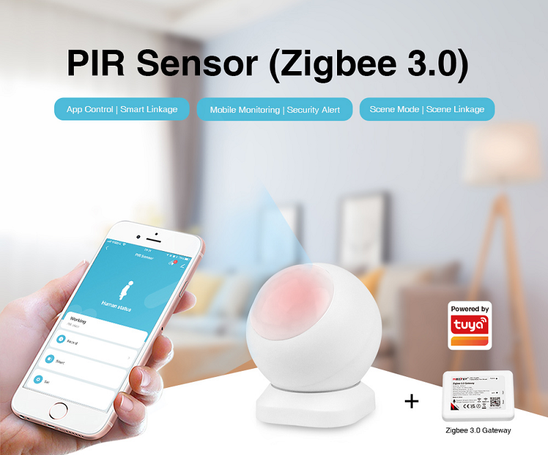 MiBoxer PIR1-ZB Zigbee 3.0 pohybový SMART senzor , Tuya
