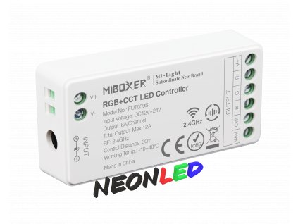 MiBoxer FUT039S RF Smart LED kontrolér pre RGB+CCT LED pásy