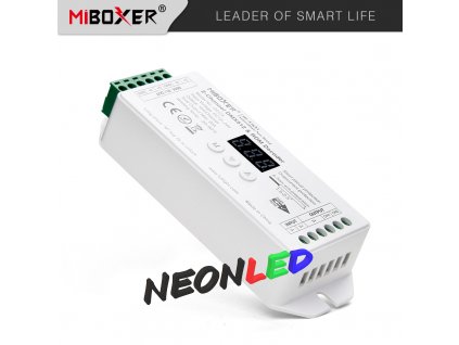 MiBoxer D2-CX - DMX512 dekoder (prijímač) pre dvojfarebné CCT LED, 12 - 24VDC, 2 kanál