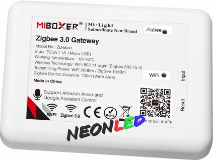 MiBoxer ZB-BOX1 smart brána ZigBee 3.0 na WiFi