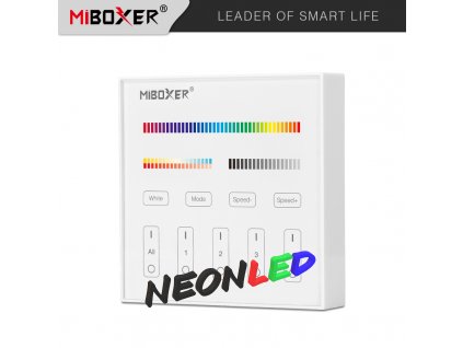 MiBoxer B4 Panelový ovládač pre RGB+CCT LED pásy, batériový, magnetický