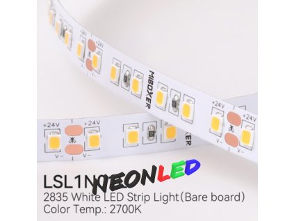 MiBoxer LSL1N01L Flexibílny LED pás Teplá biela (WW) 24V, SMD2835 , IP20, 12W/m, 120led/m