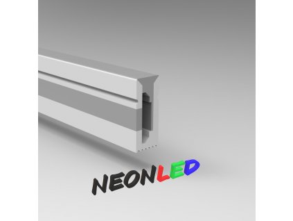 SJ-LN0410 vertikálne ohybný silikónový profil pre LED 