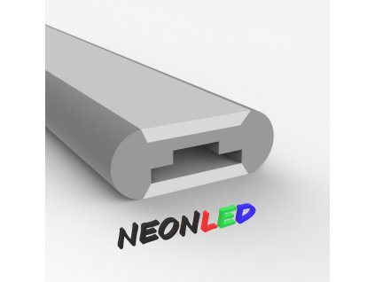 SJ-LN0616 vertikálne ohybný silikónový profil pre LED s obojsmerným vyžarovaním 