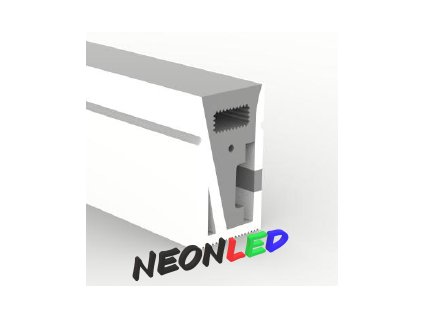 SJ-LN1220 vertikálne ohybný silikónový profil pre LED 