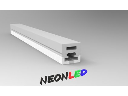 SJ-LN1212B horizontálne ohybný silikónový profil pre LED 