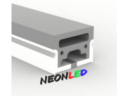 SJ-LN2014B horizontálne ohybný silikónový profil pre LED 