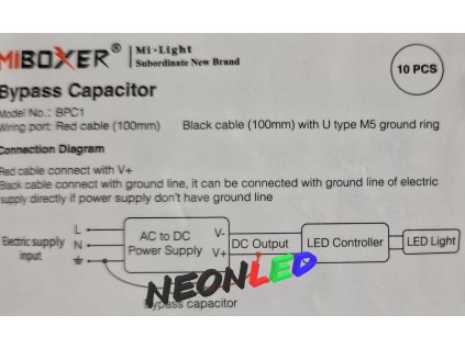 MiBoxer BPC1 - Bypass kondenzátor