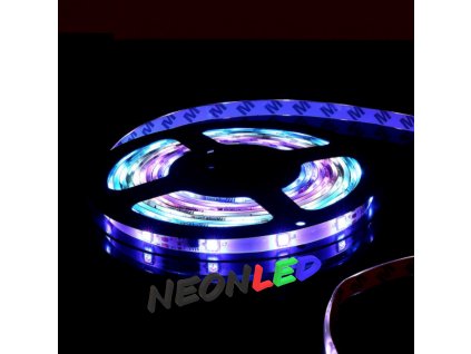 SJ-SMD5050 Digitálny RGB+WW Pixel LED pás s IC 24V, IP20, 14,4W/m, 60led/m