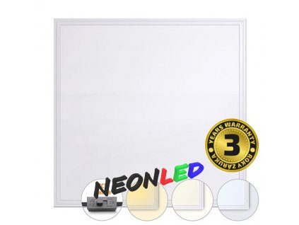 Solight WO25-W LED svetelný panel Backlit, 36W, 3960lm, 3000/4000/5000K, Lifud, 60x60cm, 3 roky záruka, bílá barva
