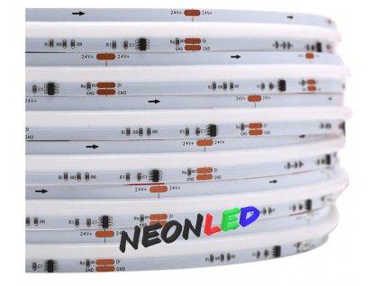 SLL-2814720W18-24V Digitálny flexibílny Pixel RGBCW COB LED pás 24V, IP20, 18W/m, 784led/m