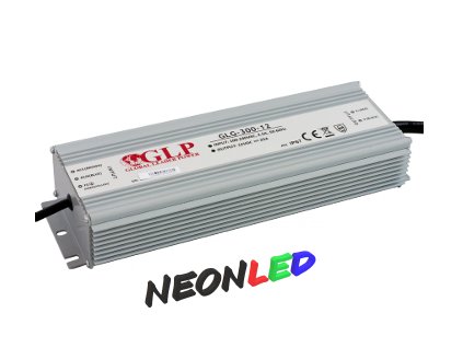 GLG-300-12 Vodeodolný napájací zdroj IP67, 300W, 12VDC, 25A