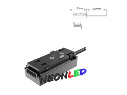 MiBoxer IP-26B Externý napájací modul pre ultra tenké magnetické koľajnice STYLE 26