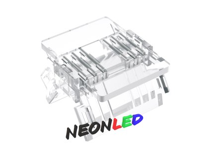 Spojka pre COB LED pás - I - 6 pin - 12mm, priama